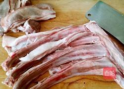 香烤羊排蘑菇卷的做法图解2