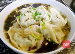 荠菜虾肉大馄饨的做法图解12