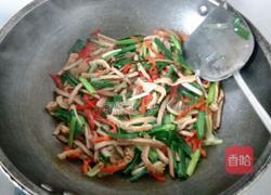 大蒜炒牛肚的做法图解6