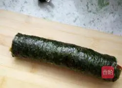 Illustration of how to make sushi 4