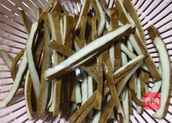 香干炒肉的做法图解2