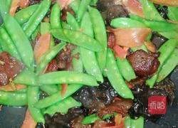 荷兰豆炒肉片的做法图解3