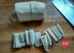 香菇炒莲藕的做法图解3