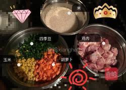 鸡肉奶酪粥的做法图解1