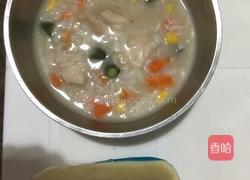 鸡肉奶酪粥的做法图解3