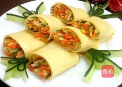 三丝蛋米卷的做法图解10