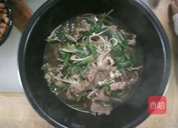 金针菇肥牛小白菜汤的做法图解7