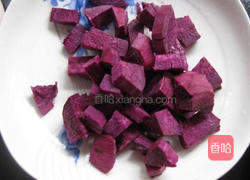 紫薯香蕉吐司卷的做法图解1