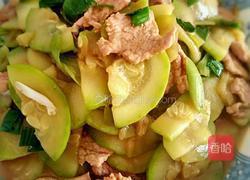 西葫芦炒肉片的做法图解7