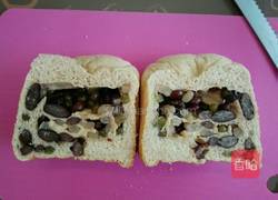 加强版全麦炫彩蜜豆土司的做法图解3
