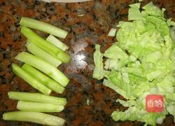 芦笋卷心菜烤黄油饭的做法图解1