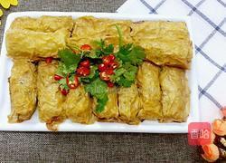 豆腐衣包肉的做法图解12