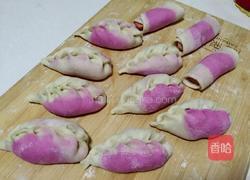 火龙果皮火腿卷的做法图解7