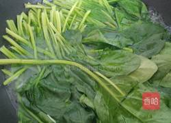老醋菠菜的做法图解2