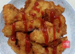 炸小块鸡排的做法图解3