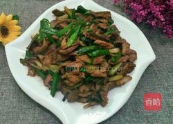 大蒜炒肉的做法图解11