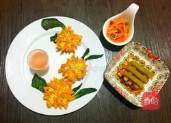 圣女果汁牡丹花蒸饺的做法图解10