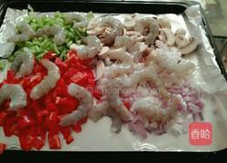 口蘑鲜虾披萨的做法图解1