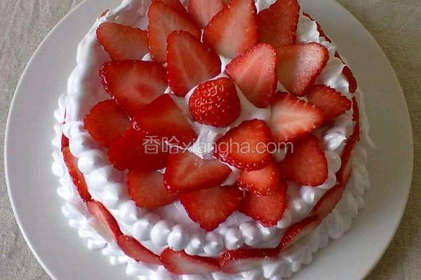 DIY草莓奶油蛋糕