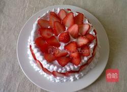 DIY草莓奶油蛋糕的做法图解7