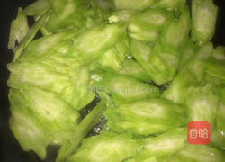 芥菜炒年糕的做法图解4