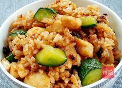 老干妈鸡丁炒饭的做法图解8