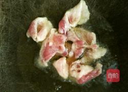 青菜炒滑子蘑的做法图解4