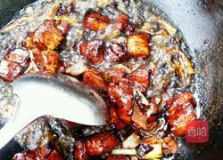 红烧肉炖豆角茄子的做法图解4