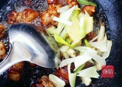 红烧肉炖豆角茄子的做法图解5