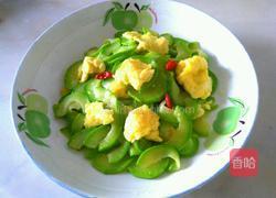 角瓜炒鸡蛋的做法图解8