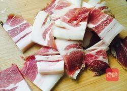 韭苔腊肉的做法图解4