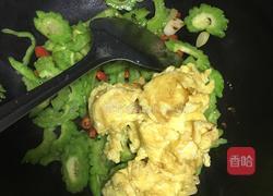苦瓜炒鸡蛋的做法图解7