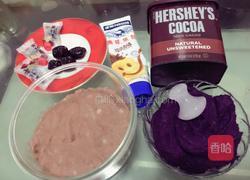 cocoa山药紫薯糕的做法图解2