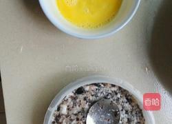 海苔鸡蛋肉圈的做法图解2