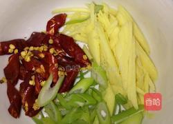 四季豆炒腊肉的做法图解2