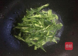 辣椒炒牛肚的做法图解4