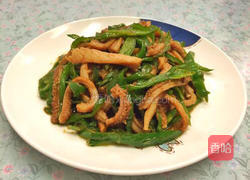 辣椒炒牛肚的做法图解7