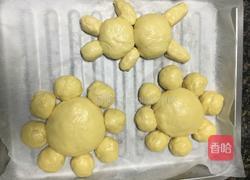 花朵与兔子豆沙面包的做法图解6