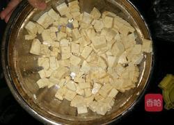 苔菜豆腐的做法图解2