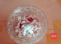 肉丝炒蒜苔的做法图解2