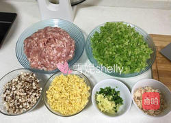 纯手工彩色水饺——芹菜猪肉馅的做法图解1