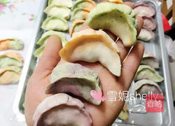纯手工彩色水饺——芹菜猪肉馅的做法图解6