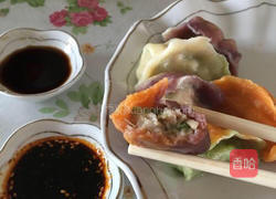 纯手工彩色水饺——芹菜猪肉馅的做法图解8