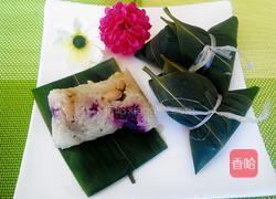 五彩糯米粽的做法图解17