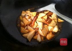 青蒜炒豆干的做法图解4