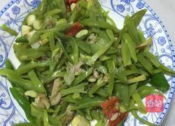 炒扁豆的做法图解4