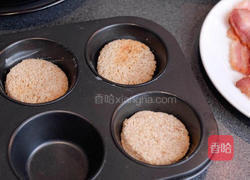 培根吐司鸡蛋杯的做法图解2