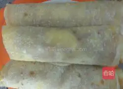 Illustration of making homemade pancakes and fruit 7