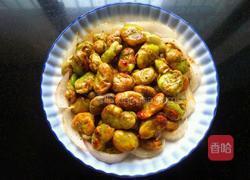 椒盐蚕豆的做法图解5