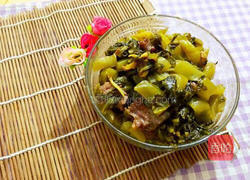 牛肉炒咸菜的做法图解9